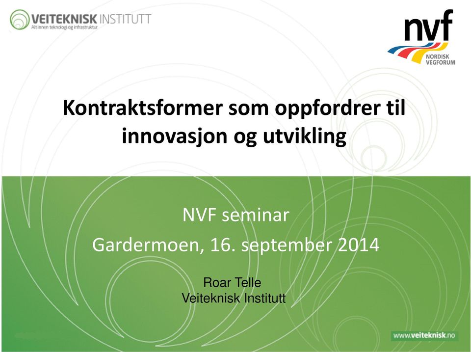 seminar Gardermoen, 16.