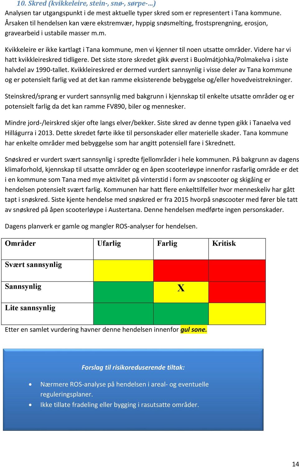 Videre har vi hatt kvikkleireskred tidligere. Det siste store skredet gikk øverst i Buolmátjohka/Polmakelva i siste halvdel av 1990-tallet.