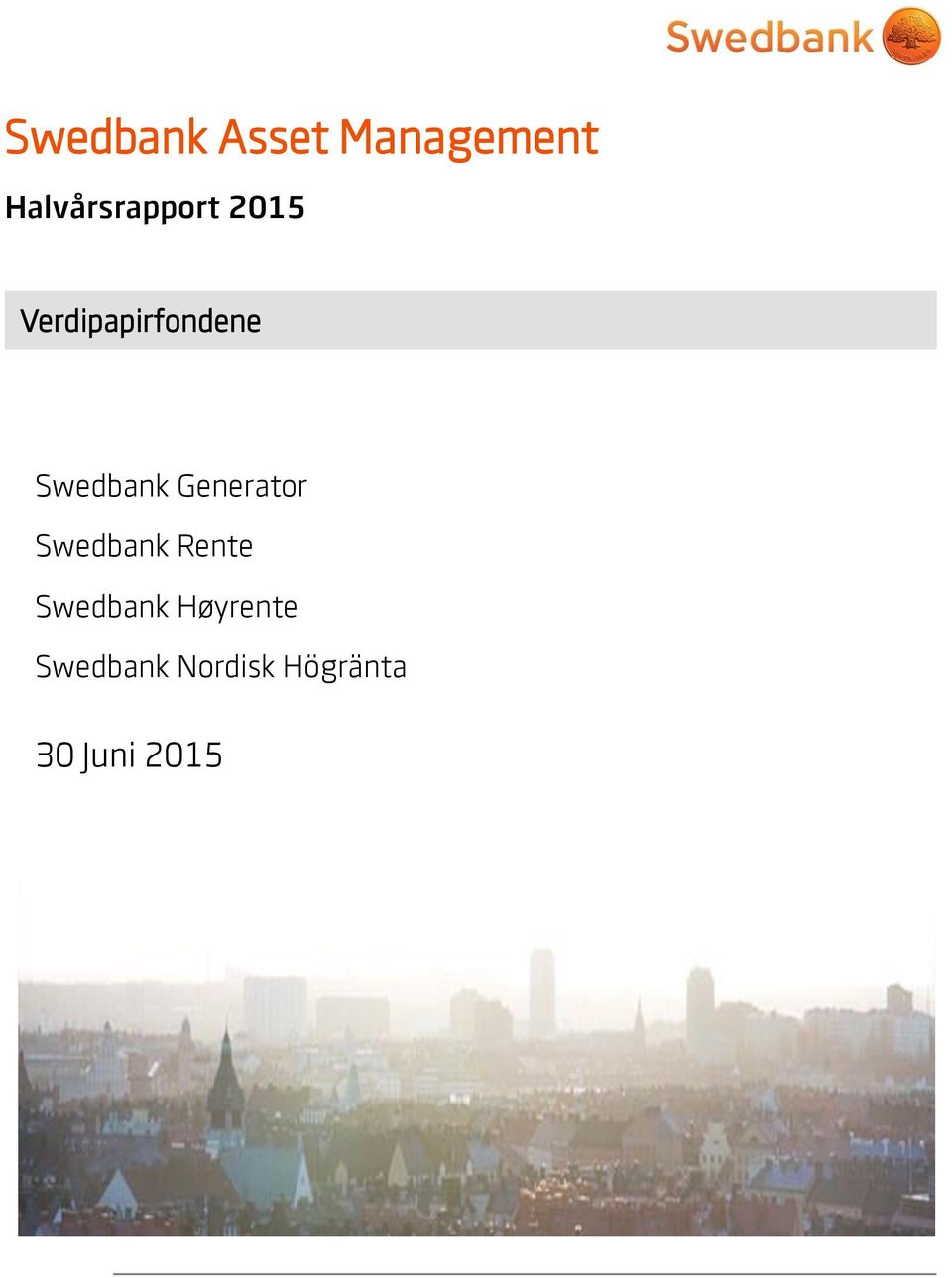 Swedbank Generator Swedbank Rente
