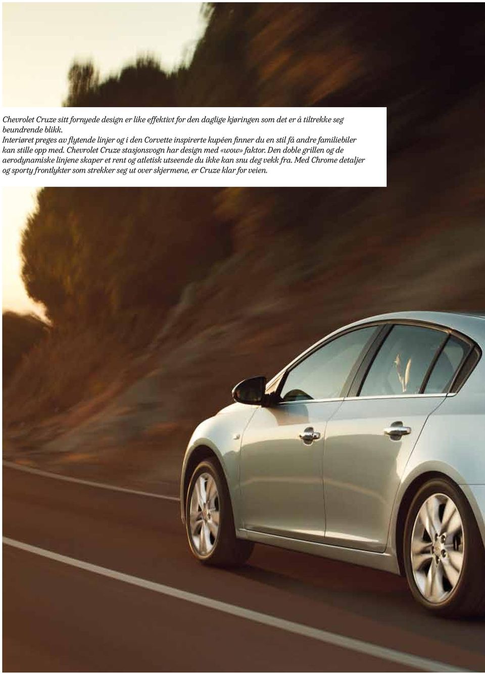 Chevrolet Cruze stasjonsvogn har design med «wow» faktor.