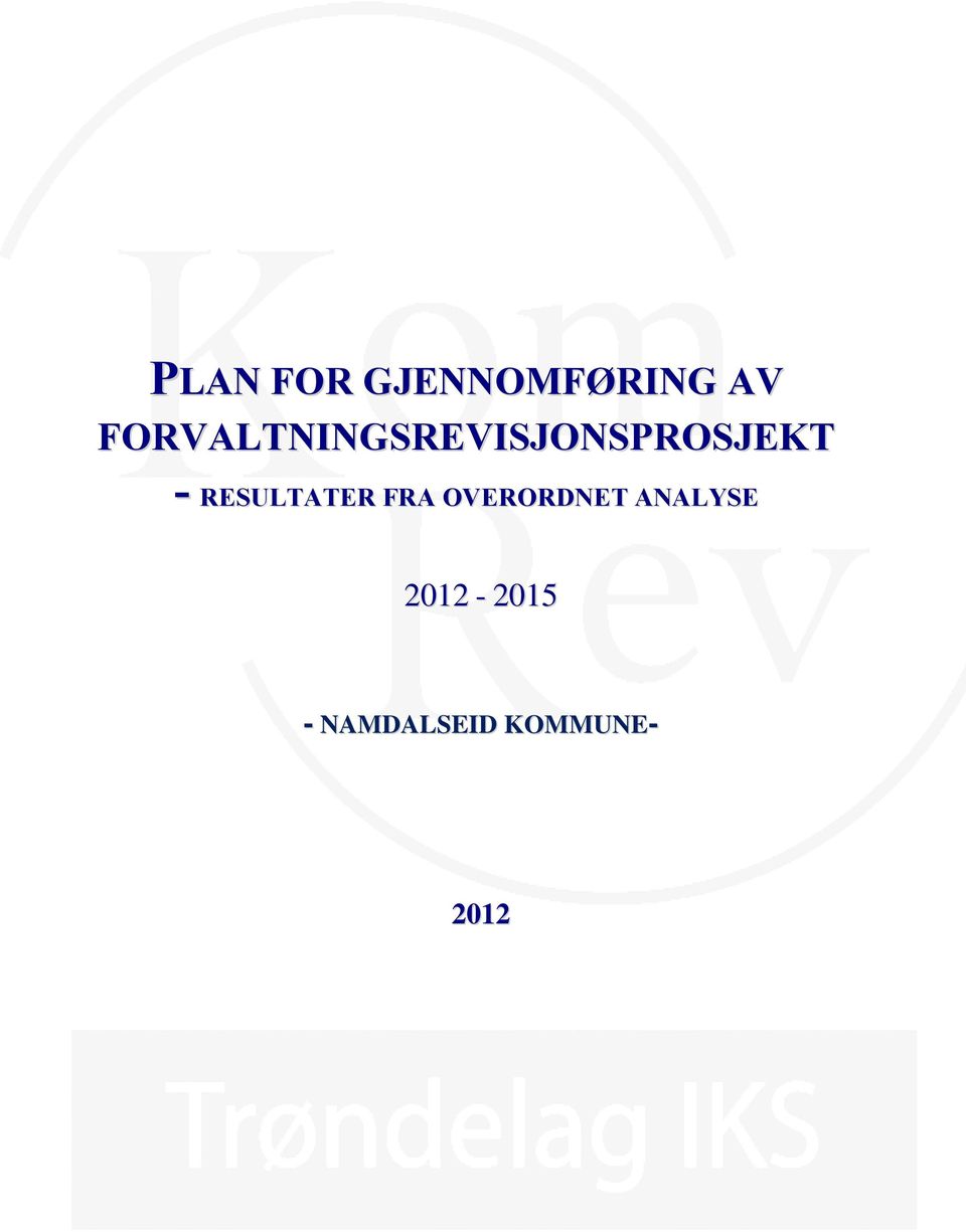 RESULTATER FRA OVERORDNET