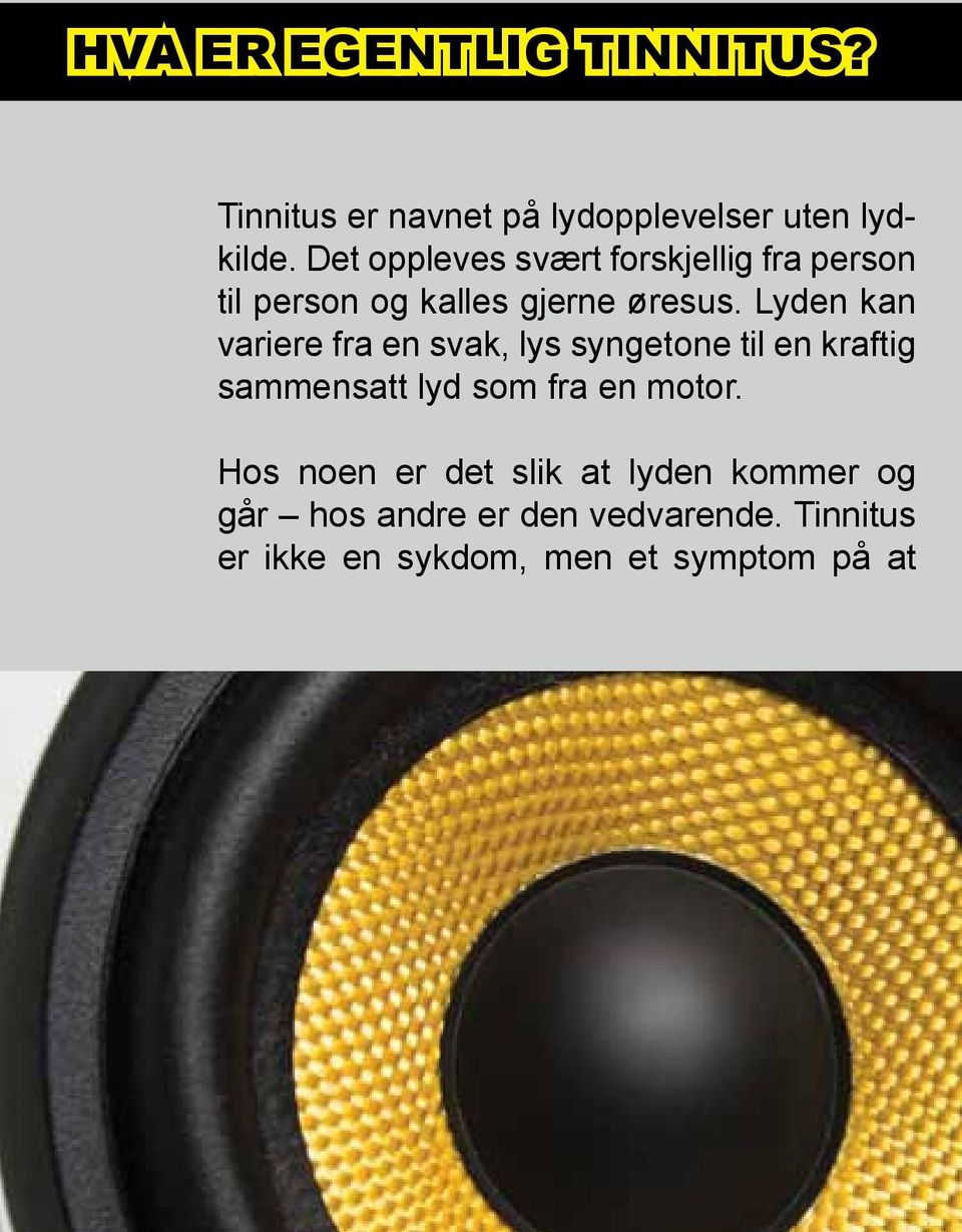 Lyden kan variere fra en svak, lys syngetone til en kraftig sammensatt lyd som fra en motor.