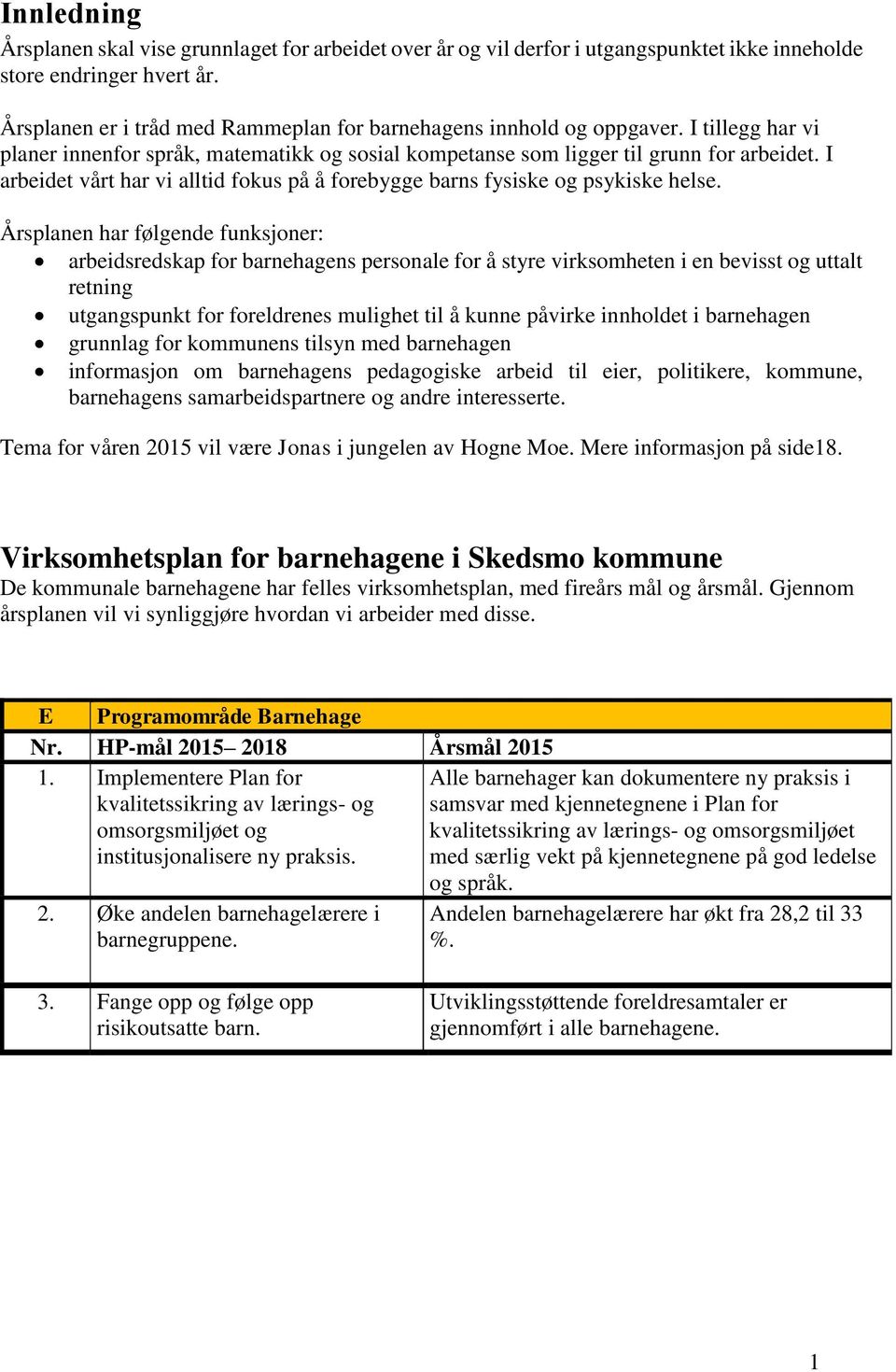 I arbeidet vårt har vi alltid fokus på å forebygge barns fysiske og psykiske helse.