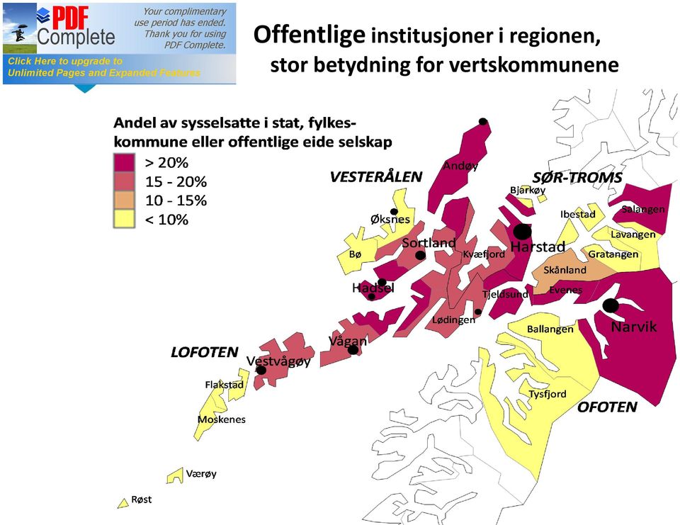 regionen, stor