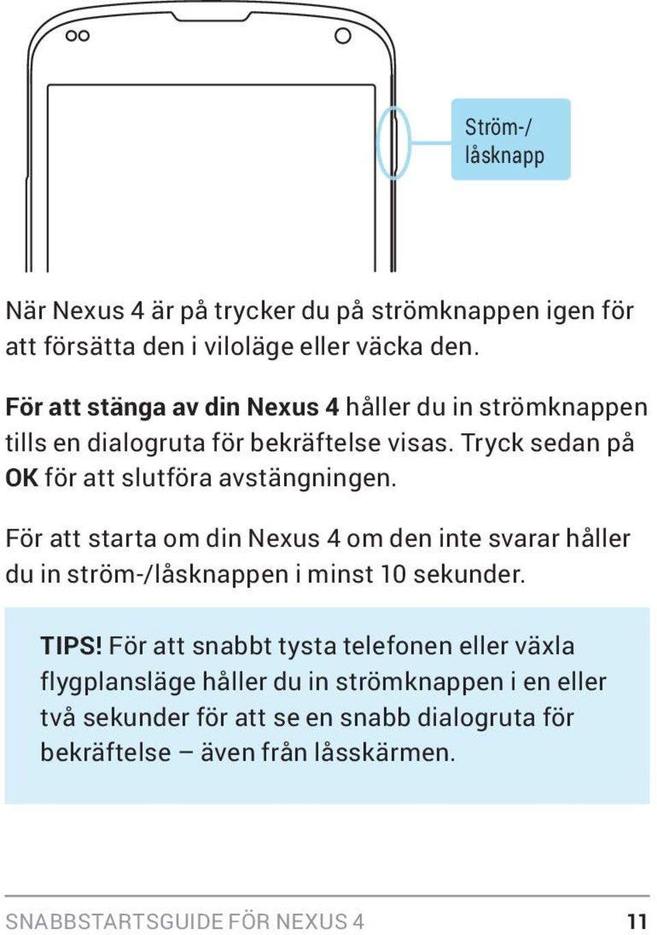 Tryck sedan på OK för att slutföra avstängningen.