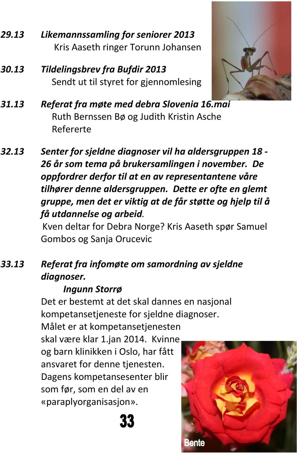 De oppfordrer derfor til at en av representantene våre tilhører denne aldersgruppen. Dette er ofte en glemt gruppe, men det er viktig at de får støtte og hjelp til å få utdannelse og arbeid.