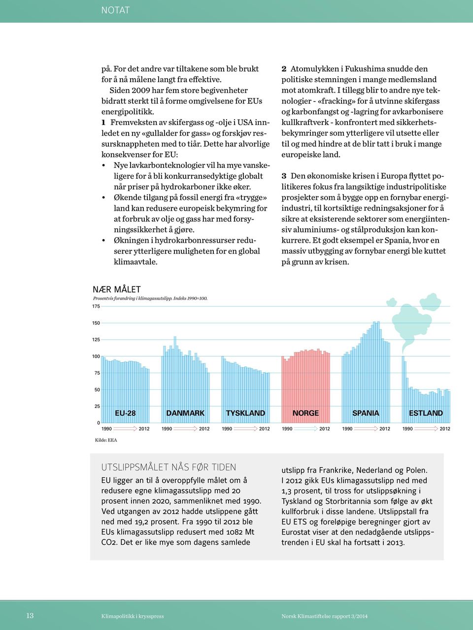 Dette har alvorlige konsekvenser for EU: Nye lavkarbonteknologier vil ha mye vanskeligere for å bli konkurransedyktige globalt når priser på hydrokarboner ikke øker.