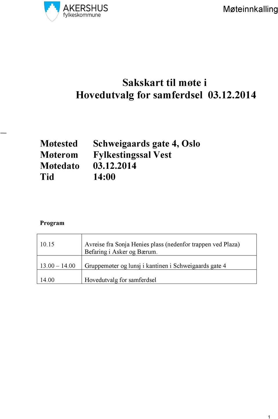 2014 Tid 14:00 Program 10.