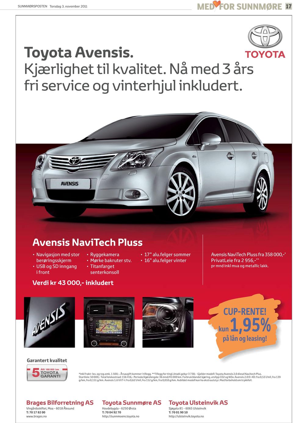 1,95% kun på lån og leasing!