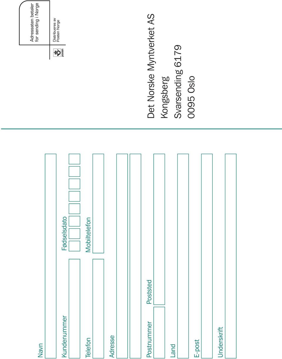 Land E-post Underskrift Det Norske