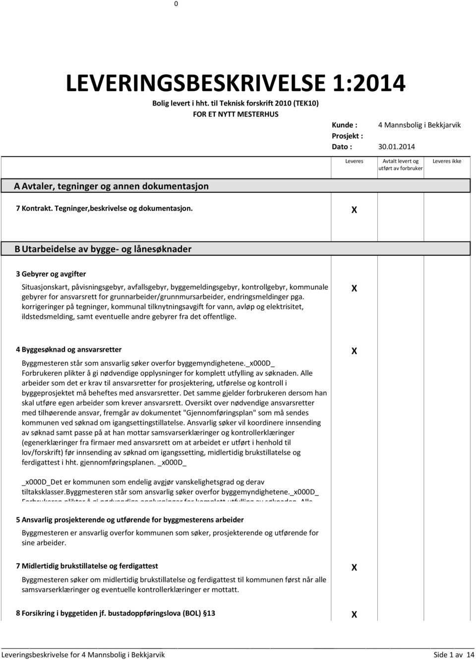 B Utarbeidelse av bygge- og lånesøknader 3 Gebyrer og avgifter Situasjonskart, påvisningsgebyr, avfallsgebyr, byggemeldingsgebyr, kontrollgebyr, kommunale gebyrer for ansvarsrett for