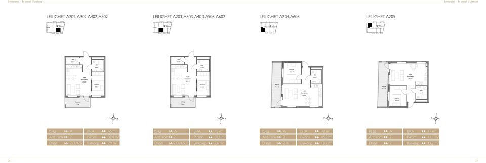 : 2 R: 48 m2 LKOG: 13,2 m2 LEIL.R.: 205 P-ROM: 44,1 m2 (, sov, ROM T.: 2 R: 47 m2 LKOG: 13,2 m2 11.0 m² 202 26.2 m² 203 26.2 m² 205 29.1 m² 8.8 m² 8.8 m² 13.2 m² 13.2 m² 204 30.5 m² 10.6 m² 7.9 m² 7.