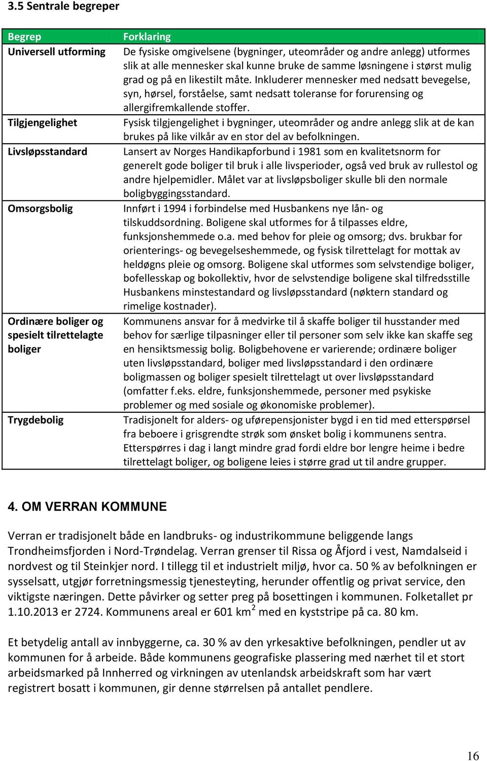 Inkluderer mennesker med nedsatt bevegelse, syn, hørsel, forståelse, samt nedsatt toleranse for forurensing og allergifremkallende stoffer.