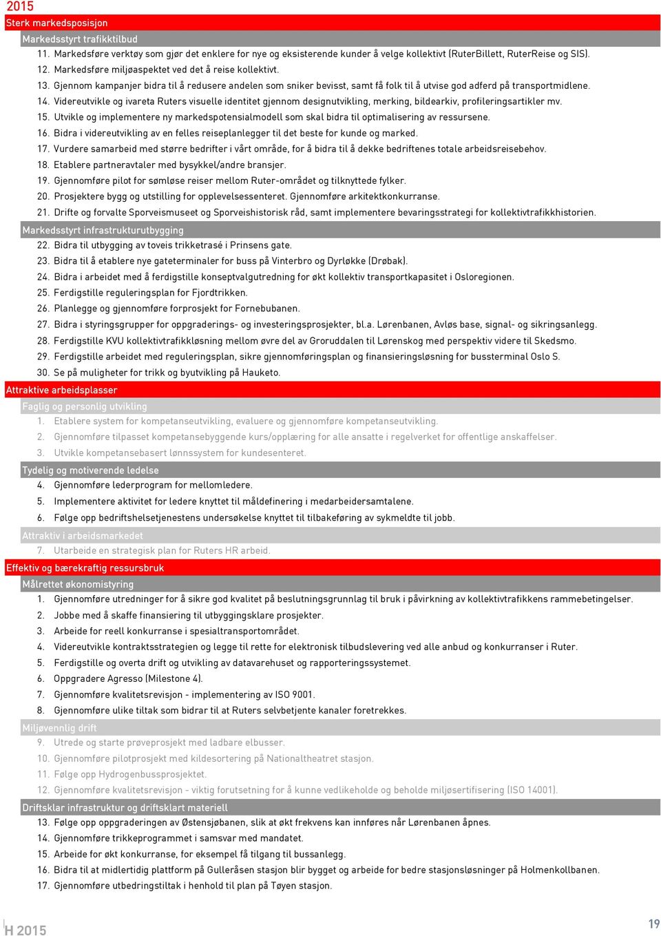 Videreutvikle og ivareta Ruters visuelle identitet gjennom designutvikling, merking, bildearkiv, profileringsartikler mv. 15.