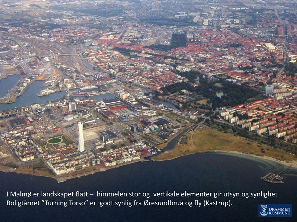 synlighet Boligtårnet Turning Torso er