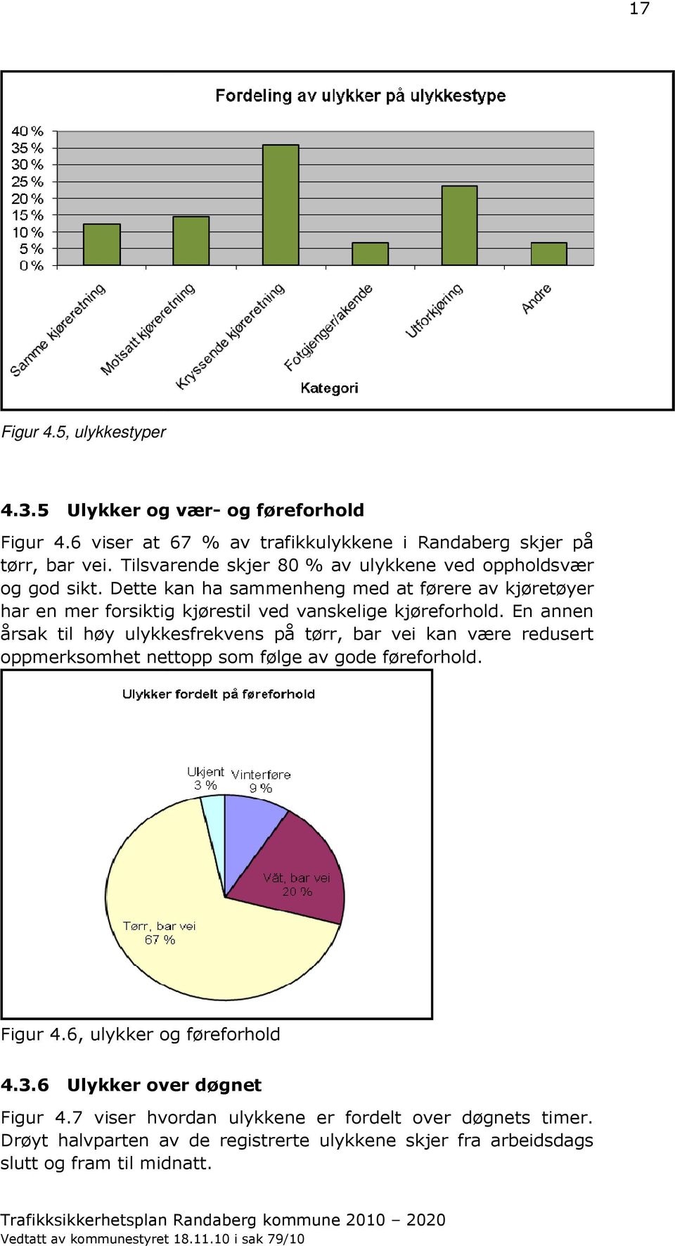 Dette kan ha sammenheng med at førere av kjøretøyer har en mer forsiktig kjørestil ved vanskelige kjøreforhold.