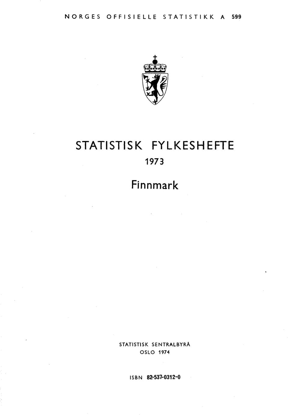 1973 Finnmark STATISTISK