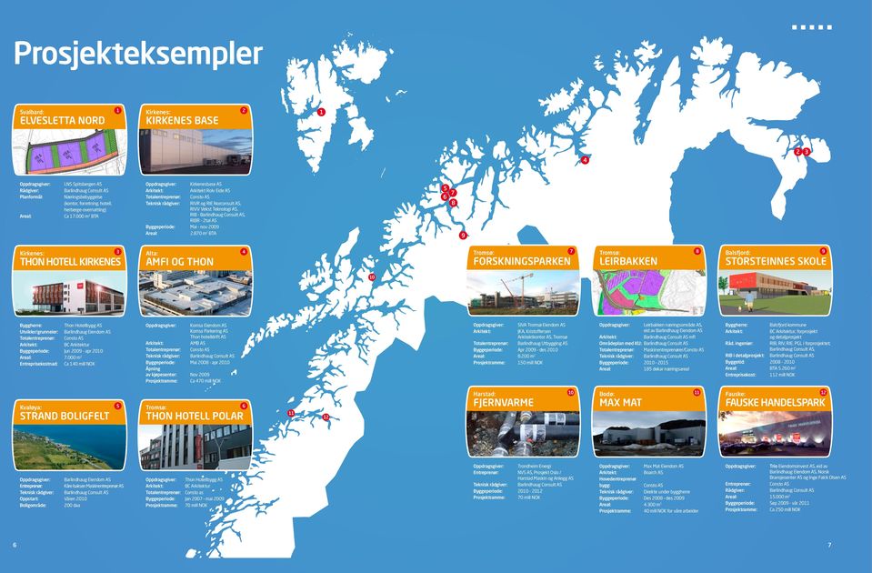 000 m 2 BTA Oppdragsgiver: Totalentreprenør: Teknisk rådgiver: Kirkenesbase AS Arkitekt Rolv Eide AS Consto AS RIVR og RIE Norconsult AS, rivv Vekst Teknologi AS, rib - Barlindhaug Consult AS, ribr -