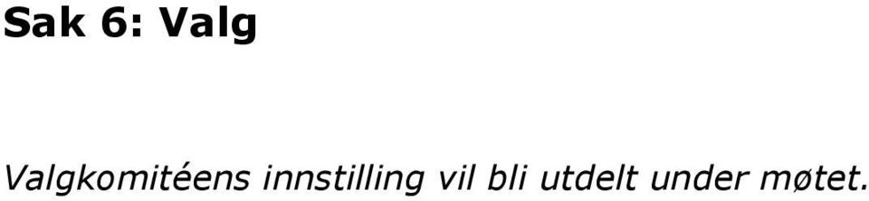 innstilling vil