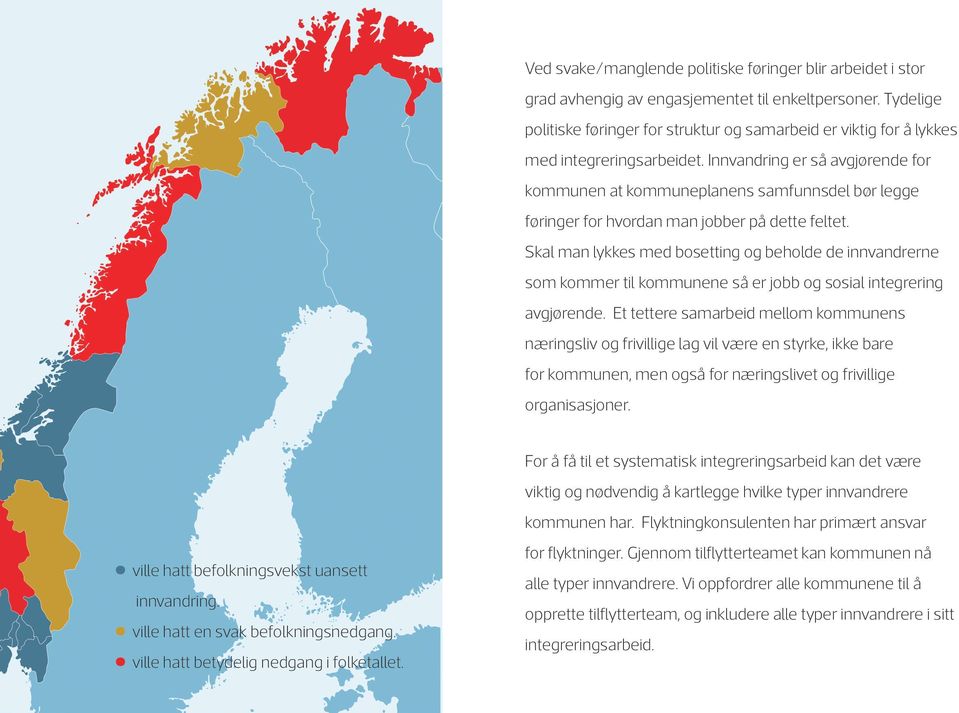 Innvandring er så avgjørende for kommunen at kommuneplanens samfunnsdel bør legge føringer for hvordan man jobber på dette feltet.