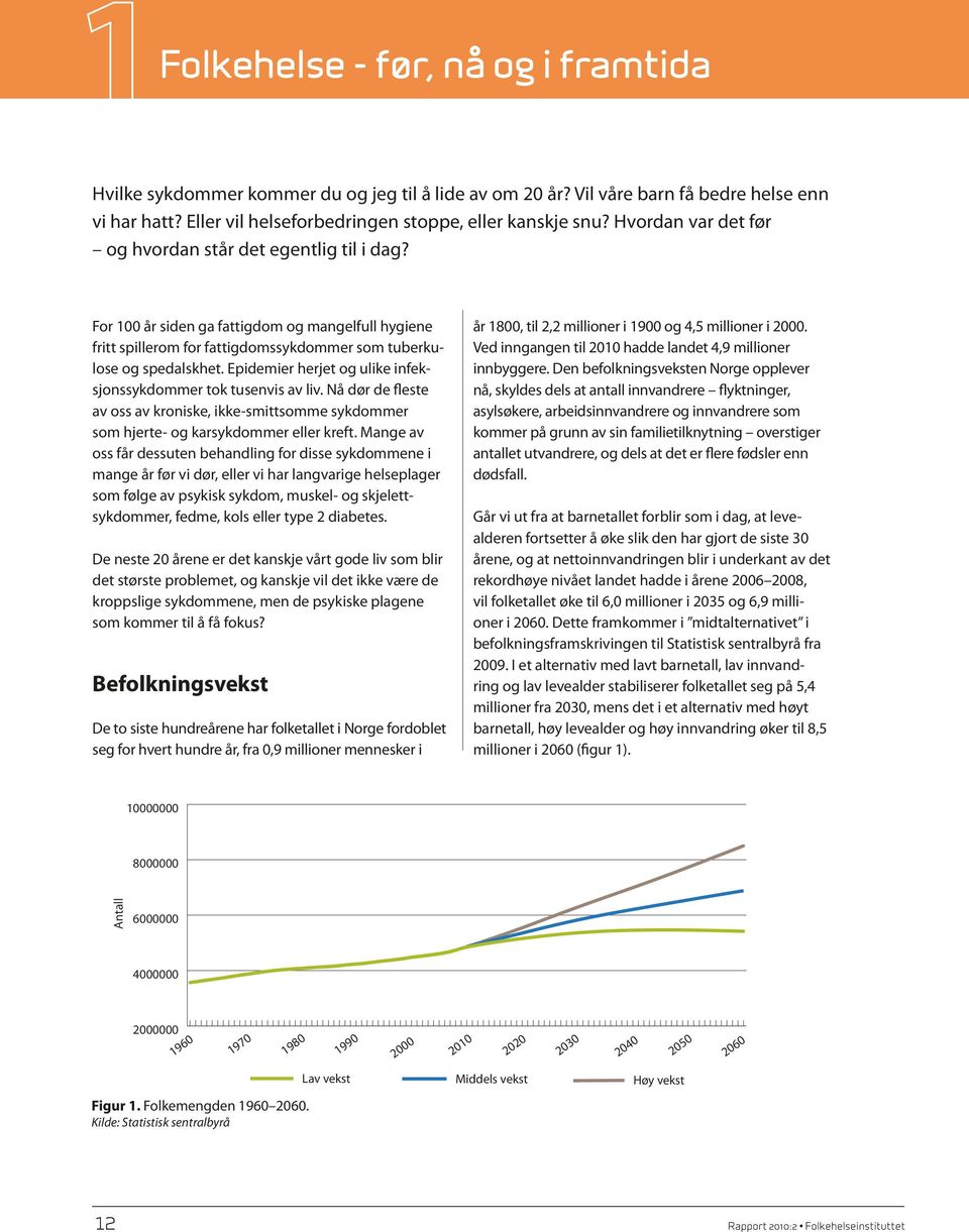 1, For 1 år siden ga fattigdom og mangelfull hygiene fritt spillerom for fattigdomssykdommer som tuberkulose og spedalskhet. Epidemier herjet og ulike infeksjonssykdommer tok tusenvis av liv.