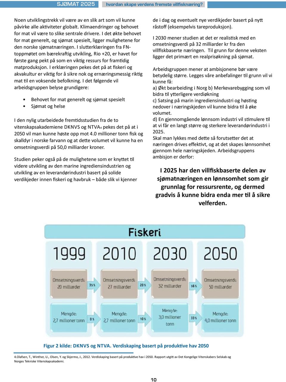 I sluuerklæringen fra FN- toppmøtet om bærekrakig utvikling, Rio +20, er havet for første gang pekt på som en vik7g ressurs for fram7dig matproduksjon.