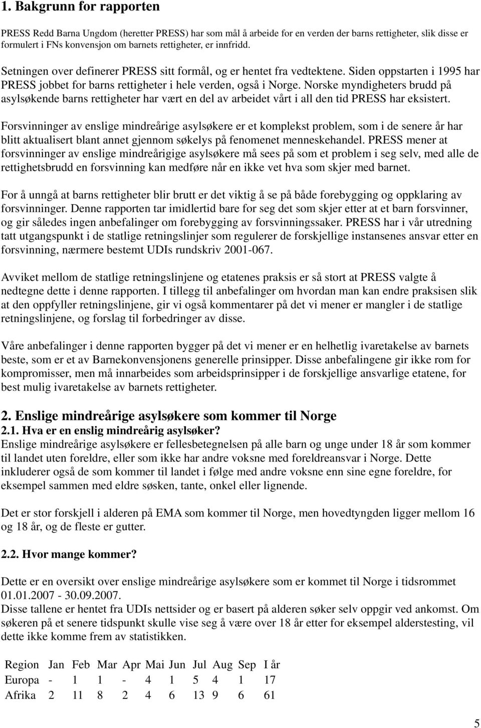 Norske myndigheters brudd på asylsøkende barns rettigheter har vært en del av arbeidet vårt i all den tid PRESS har eksistert.