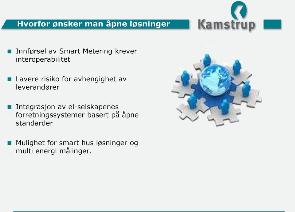 leverandører Integrasjon av el-selskapenes forretningssystemer