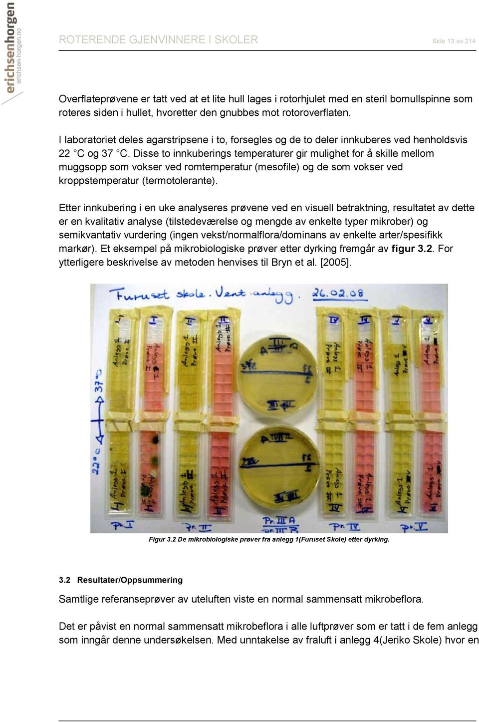 Disse to innkuberings temperaturer gir mulighet for å skille mellom muggsopp som vokser ved romtemperatur (mesofile) og de som vokser ved kroppstemperatur (termotolerante).