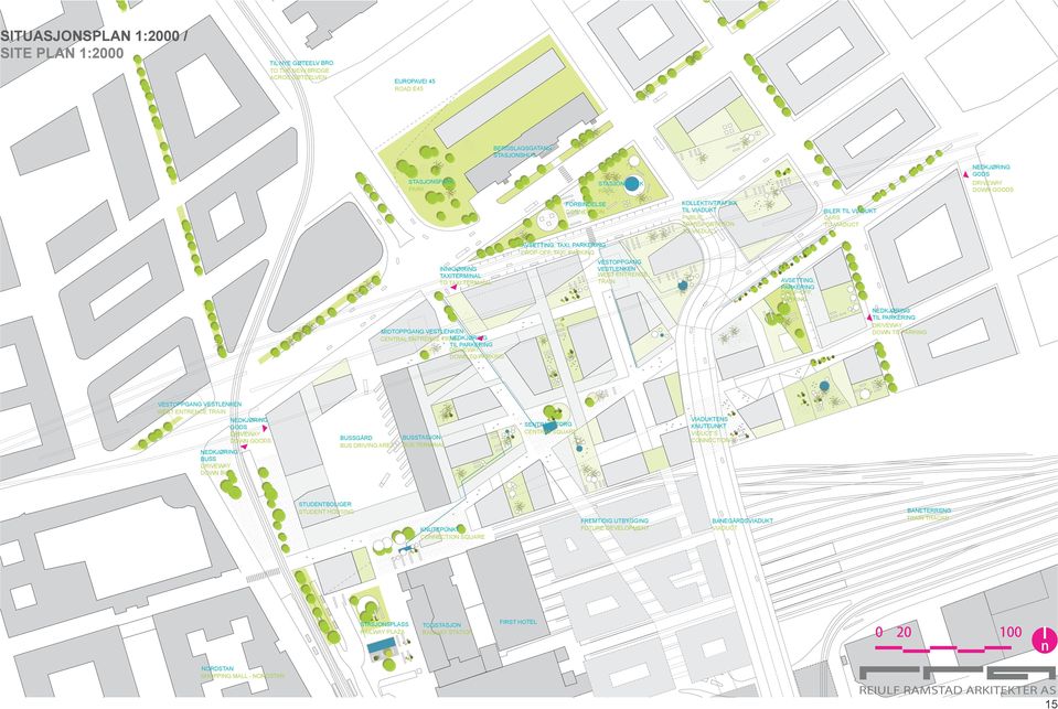 TAXI, PARKING VESTOPPGANG VESTLENKEN WEST ENTRENCE TRAIN INNKJØIRING TAXITERMINAL TO TAXI TERMINAL AVSETTING, PARKERING DROP-OFF, PARKING NEDKJØRING TIL PARKERING DRIVEWAY DOWN TO PARKING MIDTOPPGANG