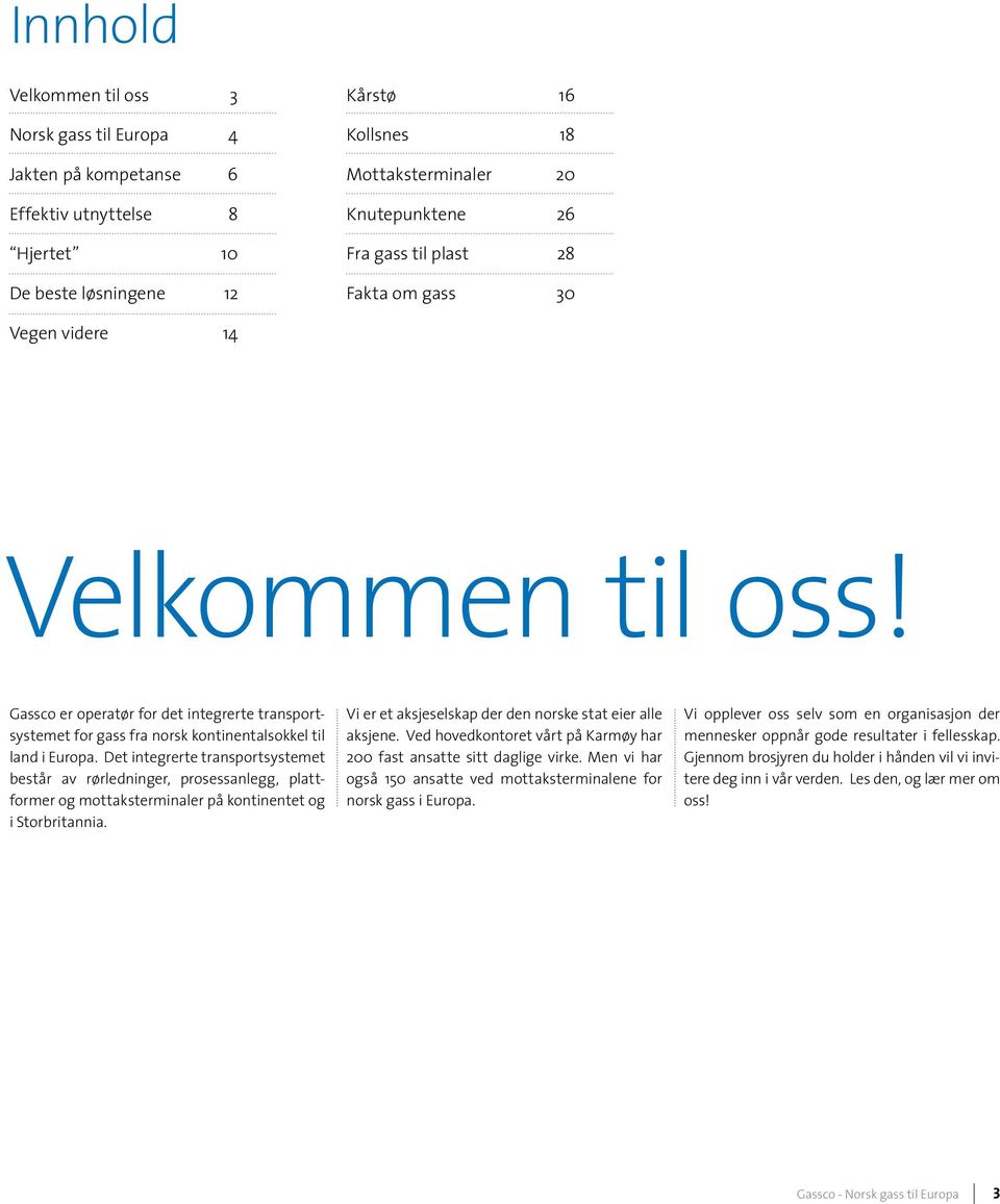 Det integrerte transportsystemet består av rørledninger, prosessanlegg, plattformer og mottaksterminaler på kontinentet og i Storbritannia. Vi er et aksjeselskap der den norske stat eier alle aksjene.