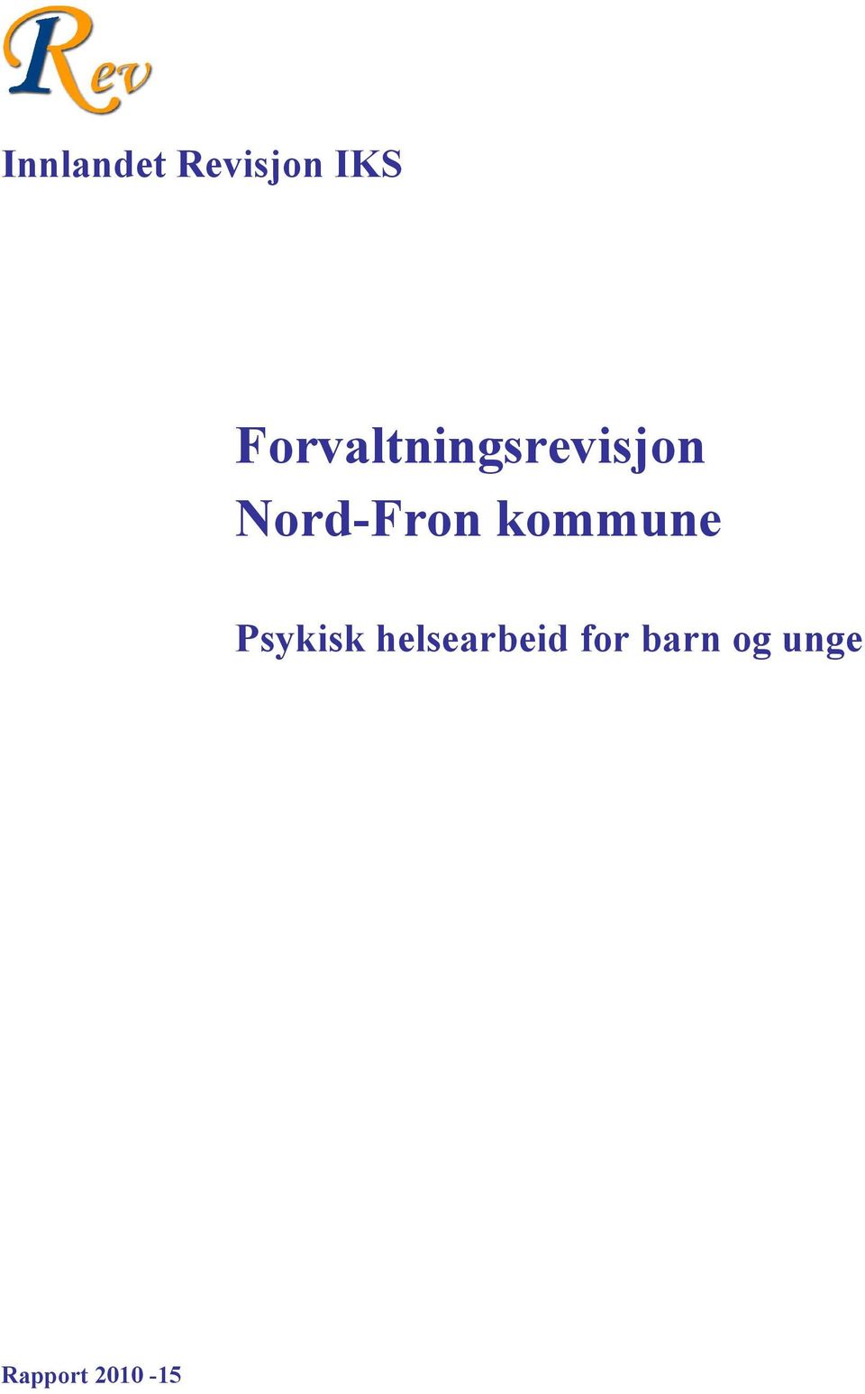 Nord-Fron kommune Psykisk