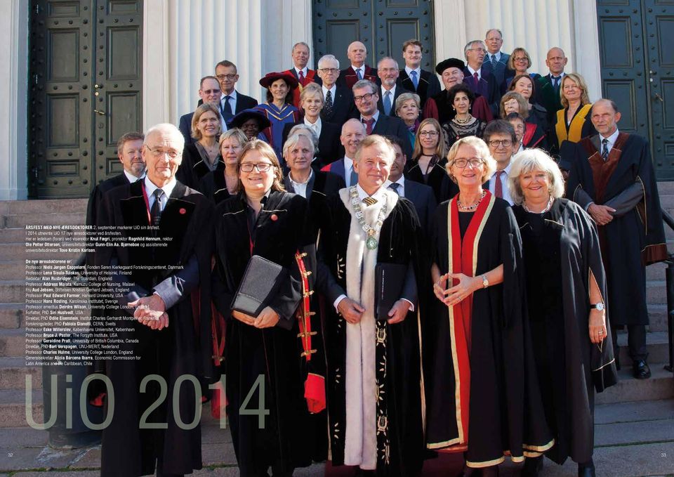 Bjørneboe og assisterende universitetsdirektør Tove Kristin Karlsen.