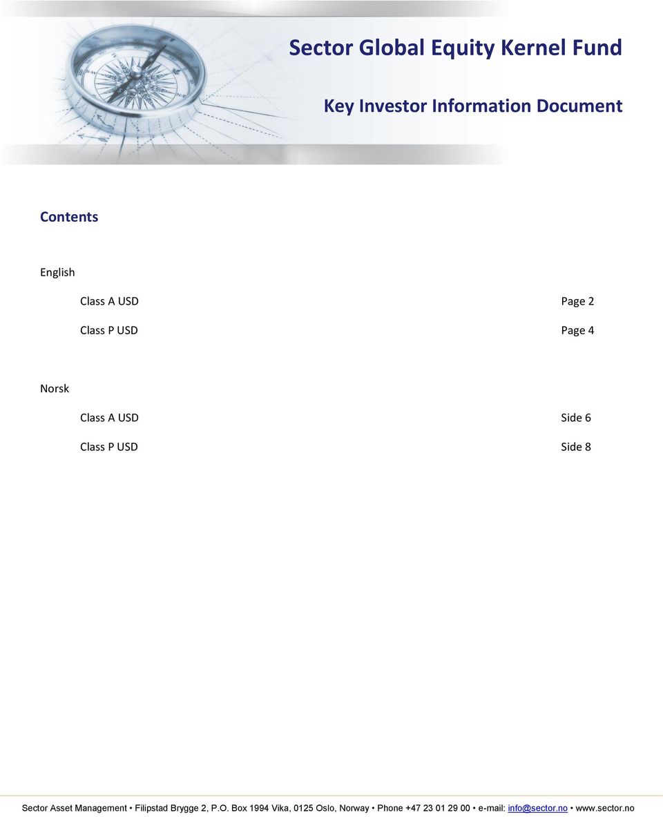 English Class A USD Page 2 Class P USD