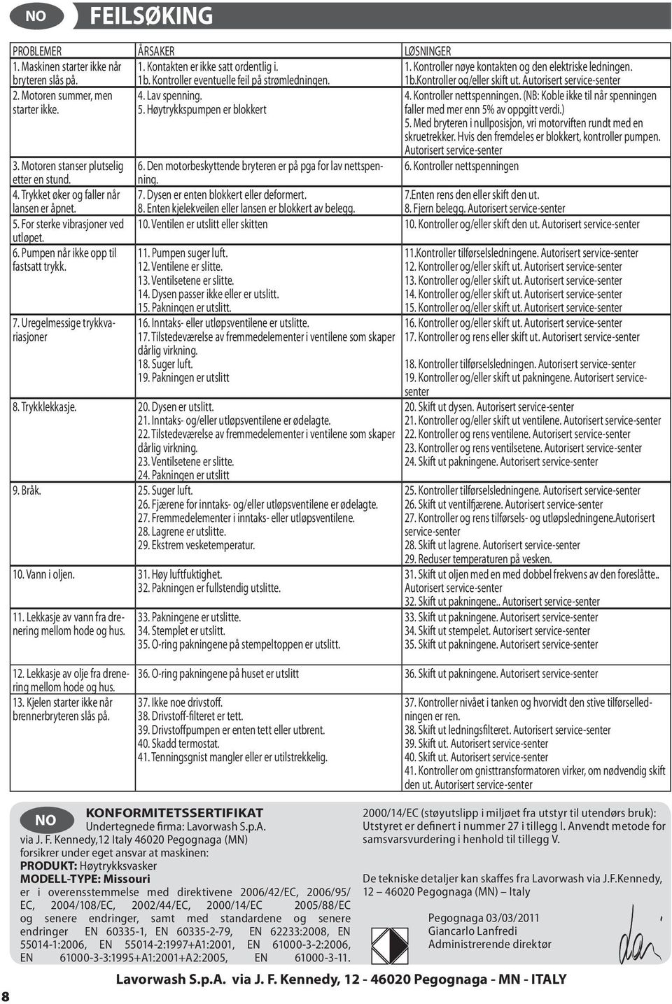 (NB: Koble ikke til når spenningen faller med mer enn 5% av oppgitt verdi.) 5. Med bryteren i nullposisjon, vri motorviften rundt med en skruetrekker.