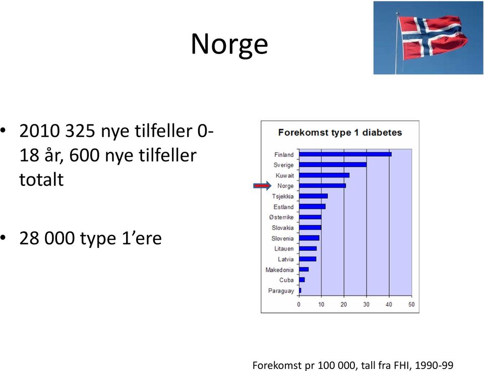 totalt 28 000 type 1 ere