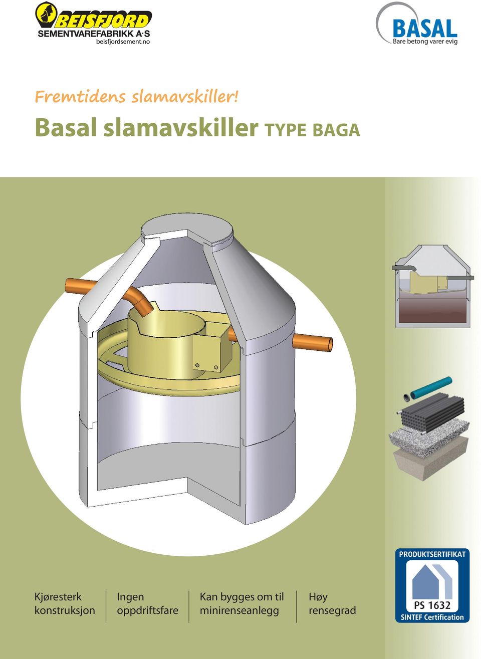 Basal slamavskiller type baga Kjøresterk