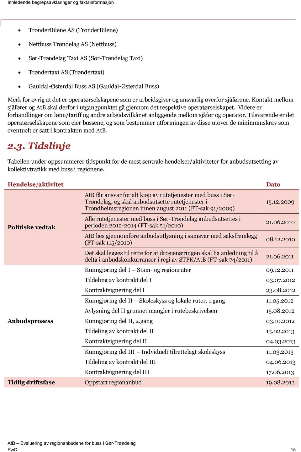 Kontakt mellom sjåfører og AtB skal derfor i utgangpunktet gå gjennom det respektive operatørselskapet.