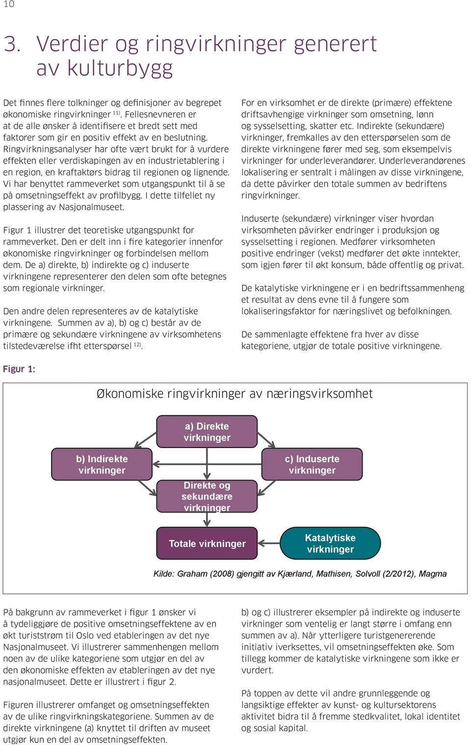 Ringvirkningsanalyser har ofte vært brukt for å vurdere effekten eller verdiskapingen av en industrietablering i en region, en kraftaktørs bidrag til regionen og lignende.