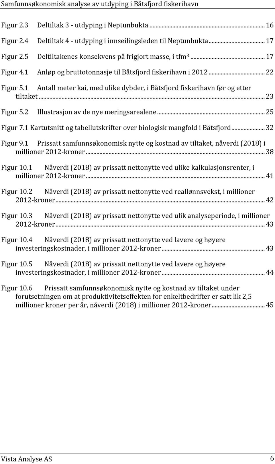 2 Illustrasjon av de nye næringsarealene... 25 Figur 7.1 Kartutsnitt og tabellutskrifter over biologisk mangfold i Båtsfjord... 32 Figur 9.