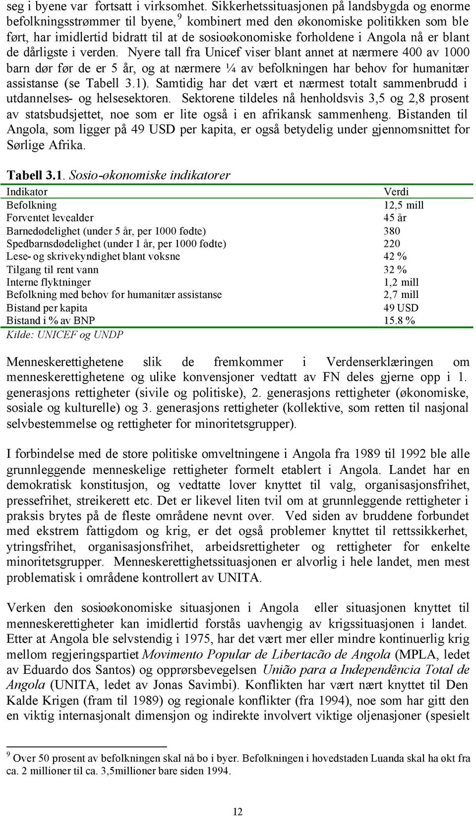 Angola nå er blant de dårligste i verden.