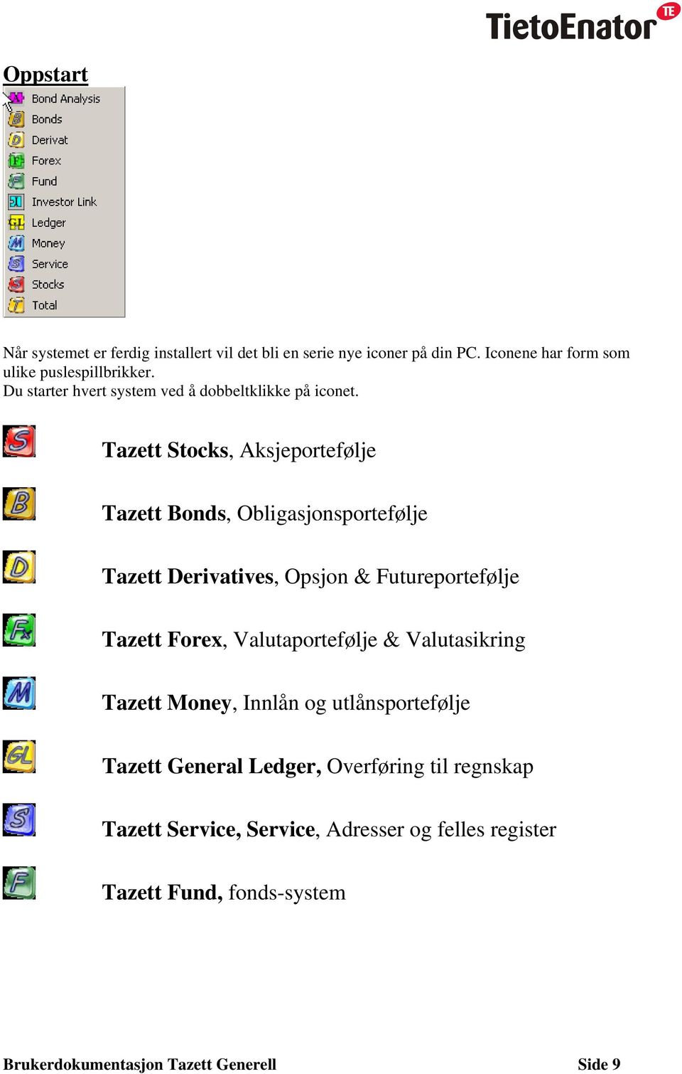 Tazett Stocks, Aksjeportefølje Tazett Bonds, Obligasjonsportefølje Tazett Derivatives, Opsjon & Futureportefølje Tazett Forex,