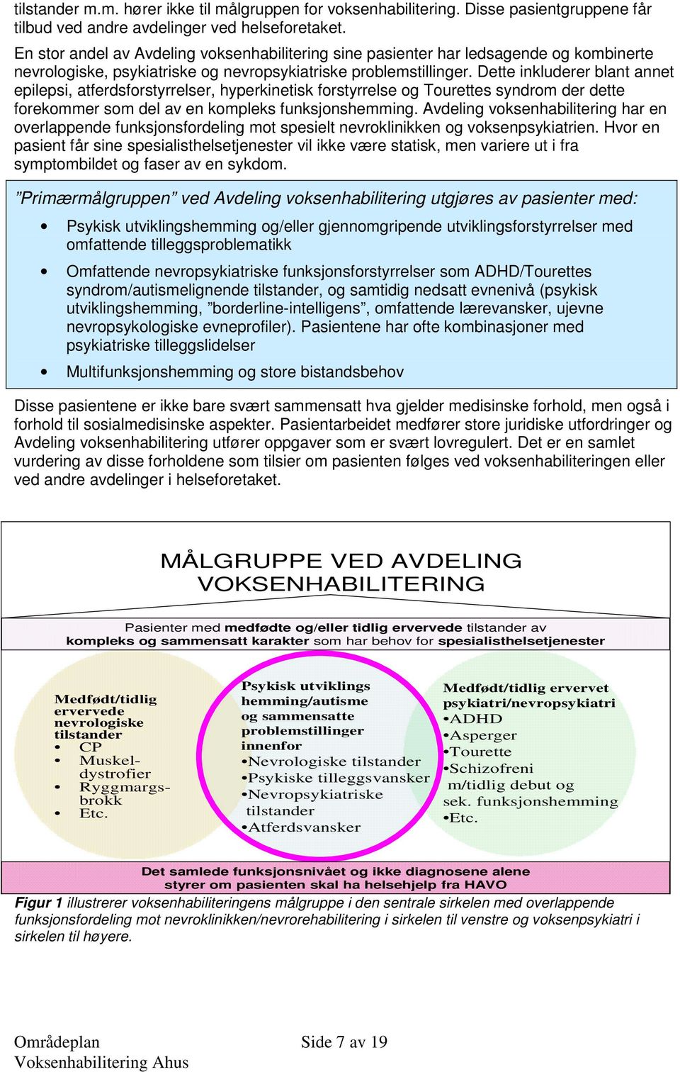 Dette inkluderer blant annet epilepsi, atferdsforstyrrelser, hyperkinetisk forstyrrelse og Tourettes syndrom der dette forekommer som del av en kompleks funksjonshemming.