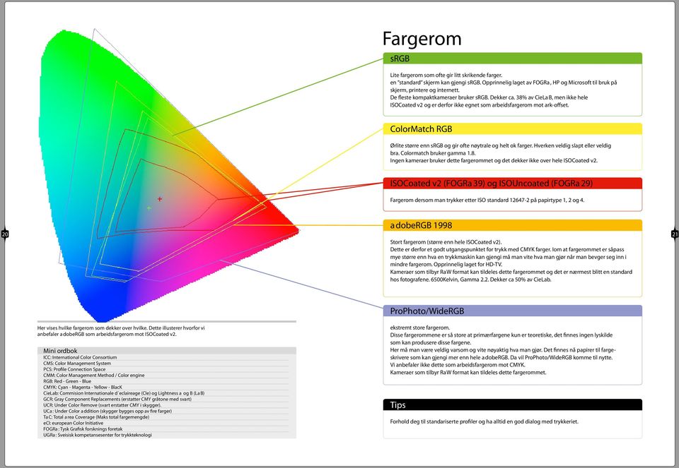 ColorMatch RGB Ørlite større enn srgb og gir ofte nøytrale og helt ok farger. Hverken veldig slapt eller veldig bra. Colormatch bruker gamma 1.8.