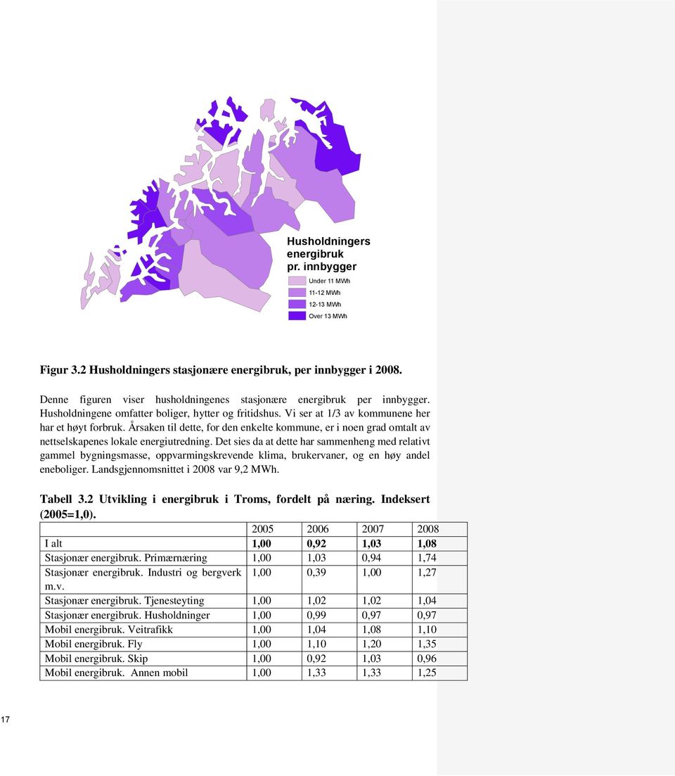 Årsaken til dette, for den enkelte kommune, er i noen grad omtalt av nettselskapenes lokale energiutredning.