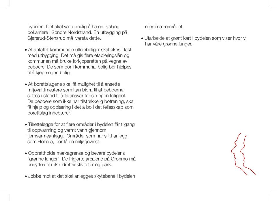 Utarbeide et grønt kart i bydelen som viser hvor vi har våre grønne lunger.