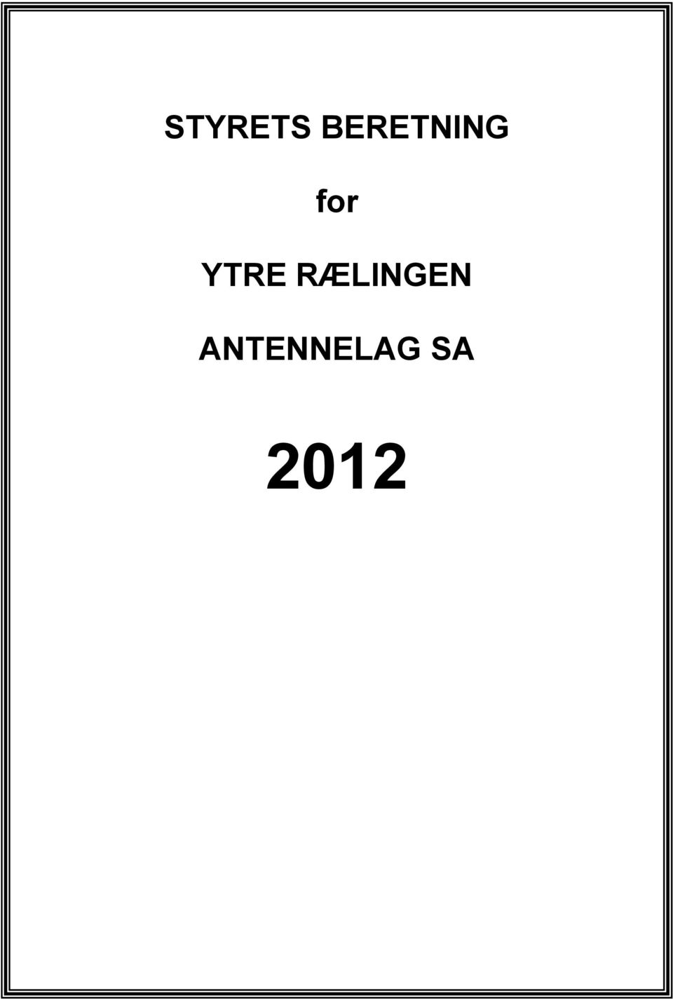 YTRE RÆLINGEN