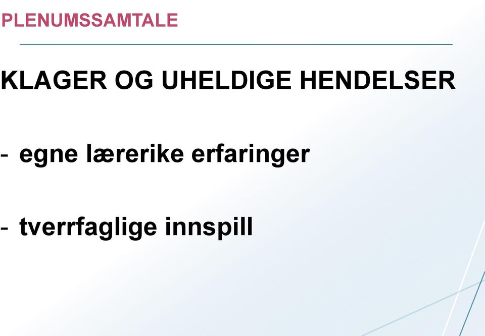 egne lærerike