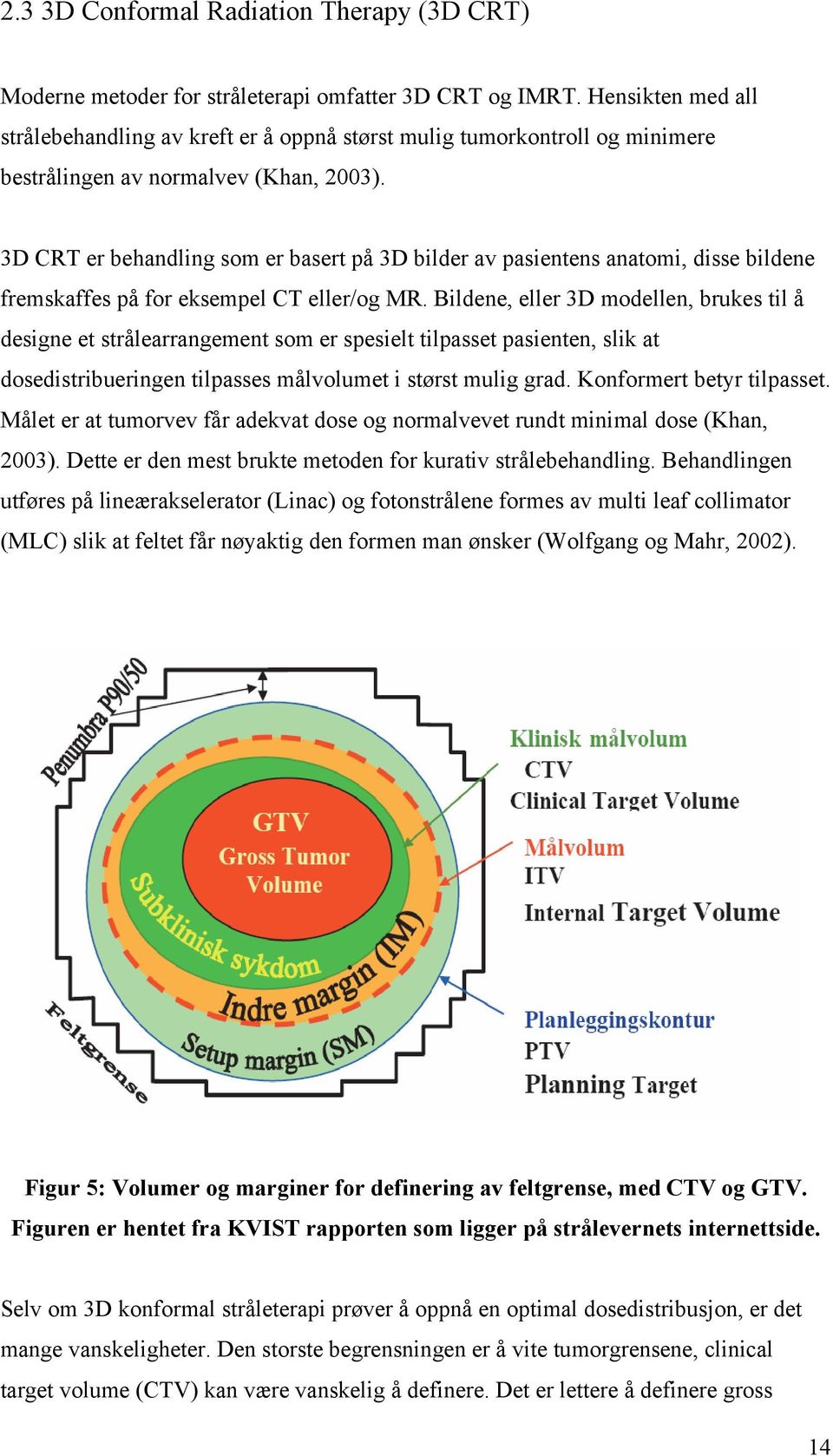 3D CRT er behandling som er basert på 3D bilder av pasientens anatomi, disse bildene fremskaffes på for eksempel CT eller/og MR.