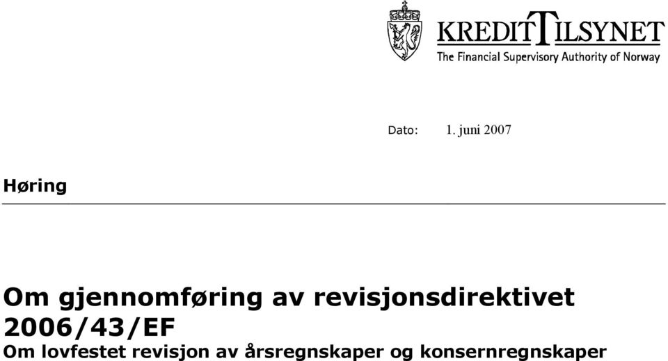 av revisjonsdirektivet 2006/43/EF